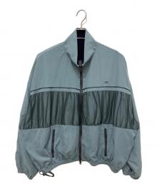 MAISON SPECIAL（メゾンスペシャル）の古着「Reversible Tulle Docking Track Jacket」｜ブルー