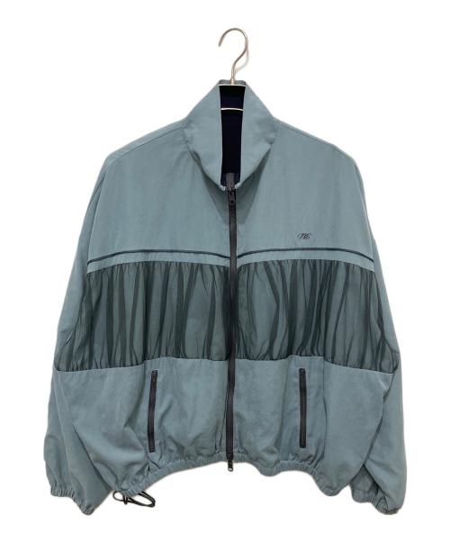MAISON SPECIAL（メゾンスペシャル）MAISON SPECIAL (メゾンスペシャル) Reversible Tulle Docking Track Jacket ブルー サイズ:SIZE FREEの古着・服飾アイテム