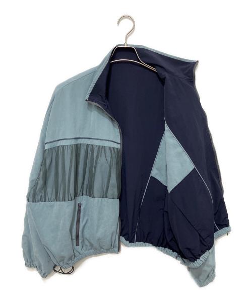 MAISON SPECIAL（メゾンスペシャル）MAISON SPECIAL (メゾンスペシャル) Reversible Tulle Docking Track Jacket ブルー サイズ:SIZE FREEの古着・服飾アイテム