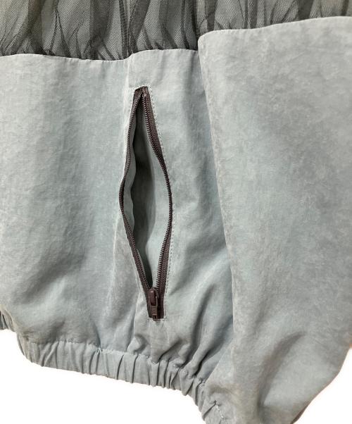 MAISON SPECIAL（メゾンスペシャル）MAISON SPECIAL (メゾンスペシャル) Reversible Tulle Docking Track Jacket ブルー サイズ:SIZE FREEの古着・服飾アイテム