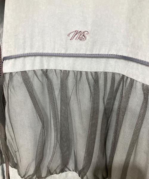 MAISON SPECIAL（メゾンスペシャル）MAISON SPECIAL (メゾンスペシャル) Reversible Tulle Docking Track Jacket ブルー サイズ:SIZE FREEの古着・服飾アイテム