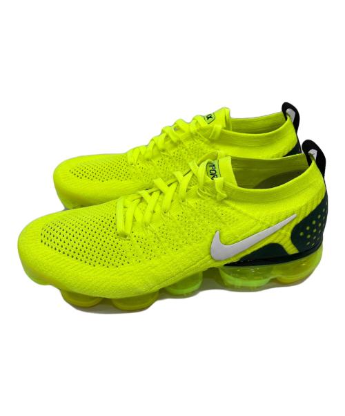 NIKE（ナイキ）NIKE (ナイキ) AIR VAPORMAX FLYKNIT 2 イエロー サイズ:28cmの古着・服飾アイテム
