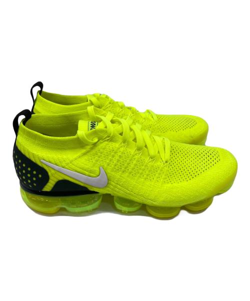 NIKE（ナイキ）NIKE (ナイキ) AIR VAPORMAX FLYKNIT 2 イエロー サイズ:28cmの古着・服飾アイテム
