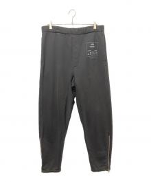 Maison Margiela（メゾンマルジェラ）の古着「裾ジップスウェットパンツ」｜ブラック