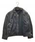 ZARA (ザラ) レザージャケットボクシーフィット ブラック サイズ:XL：10000円
