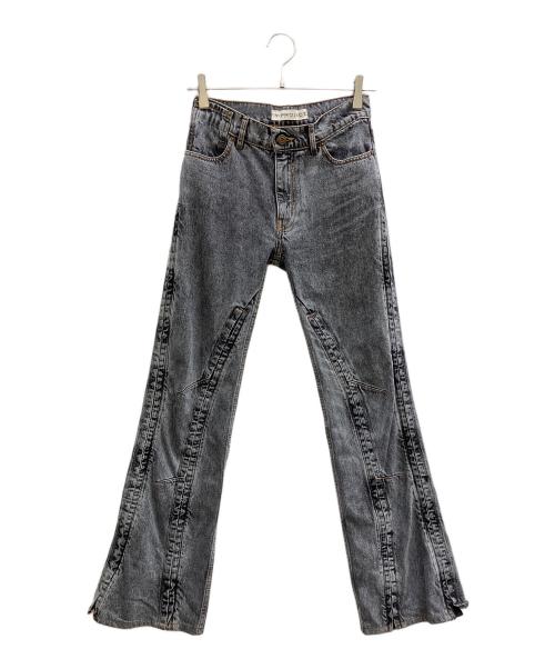 Y. PROJECT（ワイプロジェクト）Y. PROJECT (ワイプロジェクト) 'Hook And Eye' Jeans グレー サイズ:W25の古着・服飾アイテム