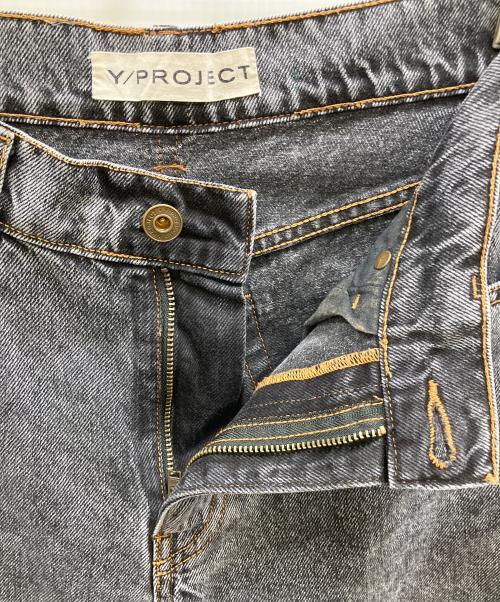 Y. PROJECT（ワイプロジェクト）Y. PROJECT (ワイプロジェクト) 'Hook And Eye' Jeans グレー サイズ:W25の古着・服飾アイテム