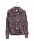 COSTANZAコスタンザ）の古着「カシミヤカーディガン」｜パープル