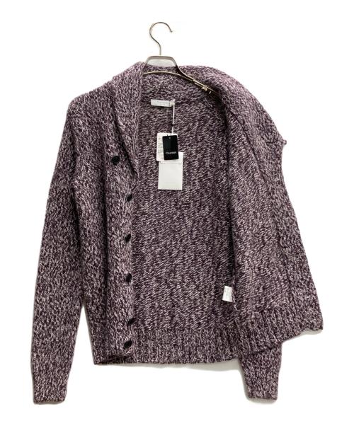 COSTANZA（コスタンザ）COSTANZA (コスタンザ) カシミヤカーディガン パープル サイズ:46 未使用品の古着・服飾アイテム
