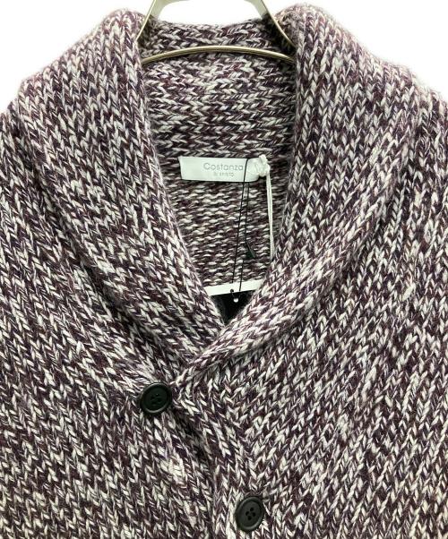 COSTANZA（コスタンザ）COSTANZA (コスタンザ) カシミヤカーディガン パープル サイズ:46 未使用品の古着・服飾アイテム