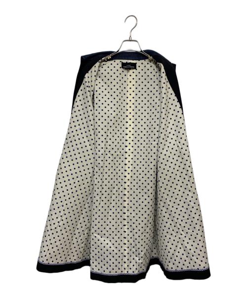 tricot COMME des GARCONS（トリココムデギャルソン）tricot COMME des GARCONS (トリココムデギャルソン) デニム切替ステンカラーコート ブラック サイズ:Mの古着・服飾アイテム