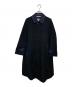 tricot COMME des GARCONS（トリココムデギャルソン）の古着「デニム切替ステンカラーコート」｜ブラック