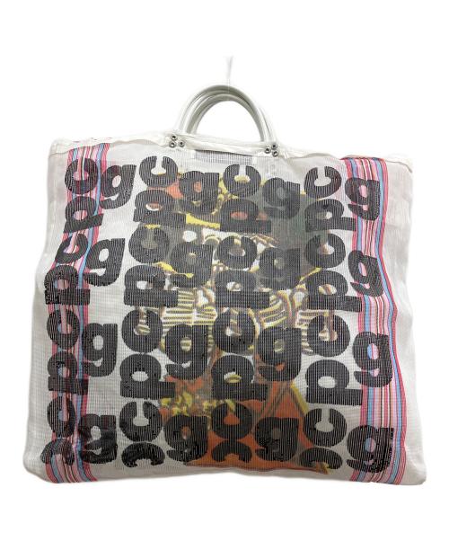 COMME des GARCONS（コムデギャルソン）COMME des GARCONS (コムデギャルソン) メッシュトートバッグ ホワイトの古着・服飾アイテム