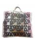 COMME des GARCONS (コムデギャルソン) メッシュトートバッグ ホワイト：13000円