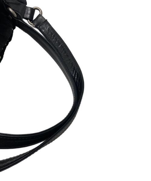 DRIES VAN NOTEN（ドリスヴァンノッテン）DRIES VAN NOTEN (ドリスヴァンノッテン) レース巾着ハンドバッグ ブラックの古着・服飾アイテム