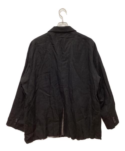 ANCELLM（アンセルム）ANCELLM (アンセルム) 100/S LINEN TAILORED JACKET ブラック サイズ:2の古着・服飾アイテム