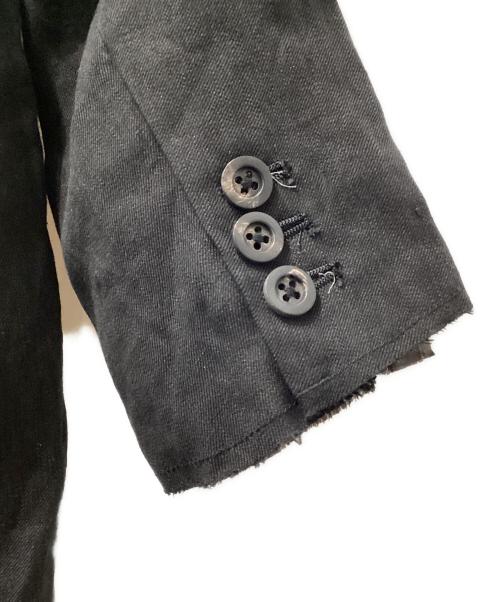 ANCELLM（アンセルム）ANCELLM (アンセルム) 100/S LINEN TAILORED JACKET ブラック サイズ:2の古着・服飾アイテム