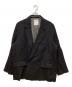 ANCELLM（アンセルム）の古着「100/S LINEN TAILORED JACKET」｜ブラック