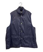 UNFOLLOWアンフォロー）の古着「olmetex puff vest」｜ネイビー