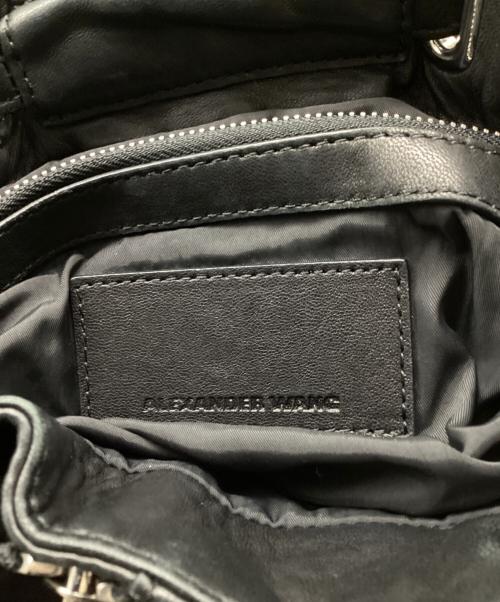 ALEXANDER WANG（アレキサンダー・ワン）ALEXANDER WANG (アレキサンダー・ワン) MARTI 3WAYレザーリュック ブラックの古着・服飾アイテム