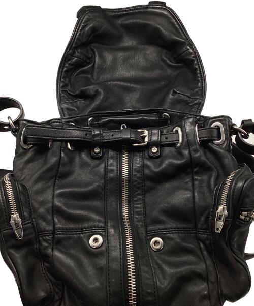 ALEXANDER WANG（アレキサンダー・ワン）ALEXANDER WANG (アレキサンダー・ワン) MARTI 3WAYレザーリュック ブラックの古着・服飾アイテム