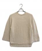 BATONERバトナ―）の古着「7分丈コットンニット」｜アイボリー