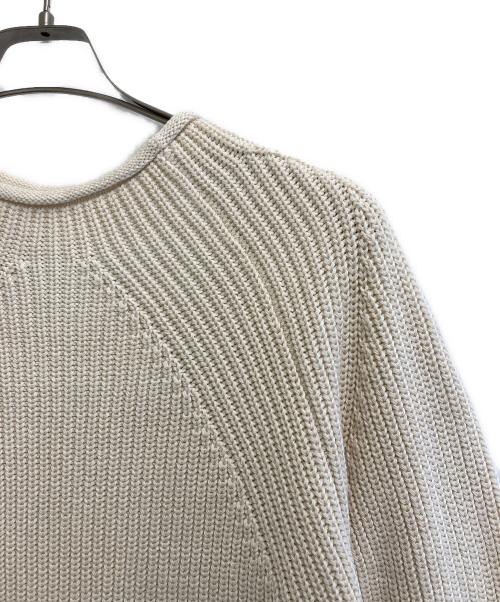BATONER（バトナ―）BATONER (バトナ―) 7分丈コットンニット アイボリー サイズ:1の古着・服飾アイテム