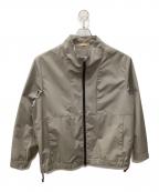 LAMONDラモンド）の古着「STAND NECK WIDE BLOUSON」｜グレージュ