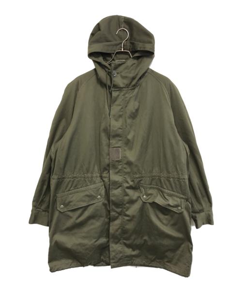 VINTAGE MILITARY（ヴィンテージ ミリタリー）VINTAGE MILITARY (ヴィンテージ ミリタリー) FRENCH MILITARY(フランス軍) モッズコート カーキ サイズ:Lの古着・服飾アイテム