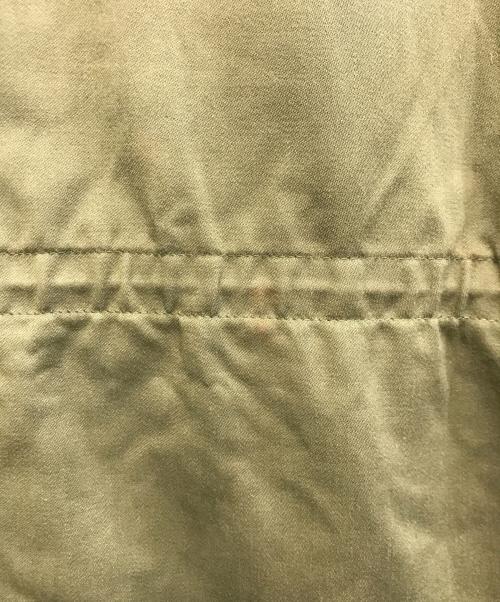 VINTAGE MILITARY（ヴィンテージ ミリタリー）VINTAGE MILITARY (ヴィンテージ ミリタリー) FRENCH MILITARY(フランス軍) モッズコート カーキ サイズ:Lの古着・服飾アイテム