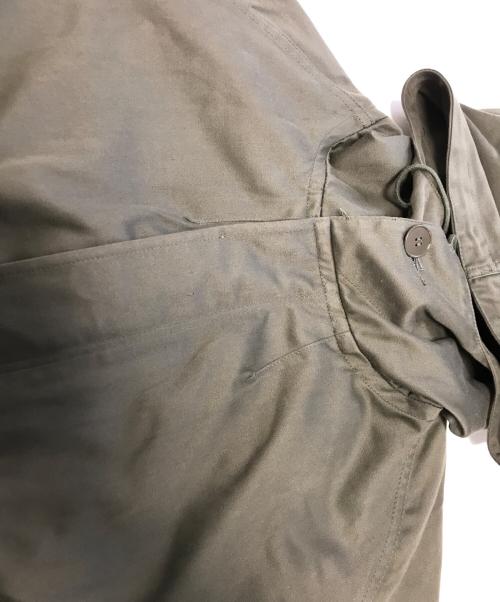 VINTAGE MILITARY（ヴィンテージ ミリタリー）VINTAGE MILITARY (ヴィンテージ ミリタリー) FRENCH MILITARY(フランス軍) モッズコート カーキ サイズ:Lの古着・服飾アイテム