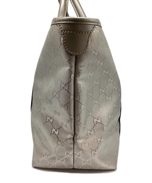 GUCCI（グッチ）GUCCI (グッチ) トートバッグ シルバーの古着・服飾アイテム