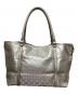 GUCCI (グッチ) トートバッグ シルバー：25000円