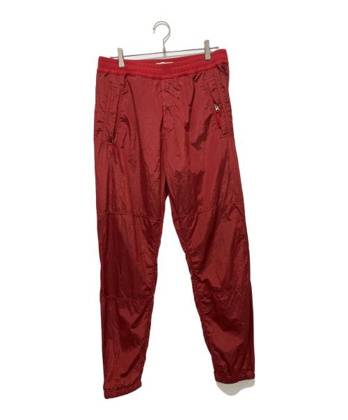 STONE ISLAND（ストーンアイランド）STONE ISLAND (ストーンアイランド) NYLON METAL RIPSTOP PANTS レッド サイズ:Lの古着・服飾アイテム