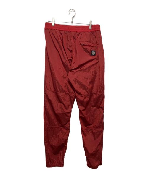 STONE ISLAND（ストーンアイランド）STONE ISLAND (ストーンアイランド) NYLON METAL RIPSTOP PANTS レッド サイズ:Lの古着・服飾アイテム