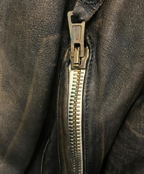 DSQUARED2（ディースクエアード）DSQUARED2 (ディースクエアード) レザージャケット ブラウン サイズ:40の古着・服飾アイテム