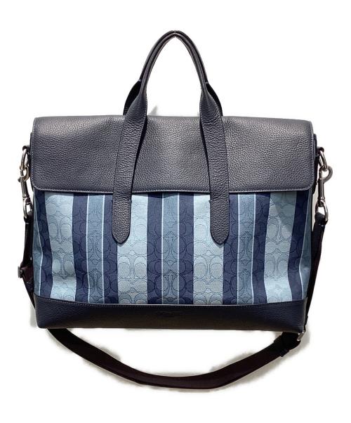 COACH（コーチ）COACH (コーチ) 2WAYバッグ ネイビーの古着・服飾アイテム