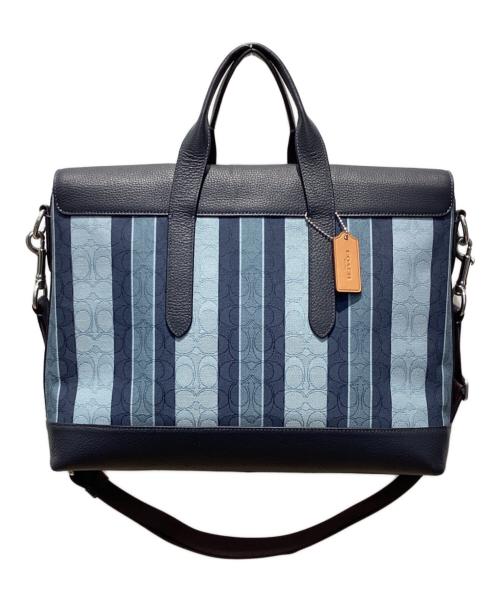 COACH（コーチ）COACH (コーチ) 2WAYバッグ ネイビーの古着・服飾アイテム