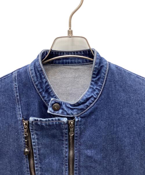 SHAREEF（シャリーフ）SHAREEF (シャリーフ) DOUBLE ZIP DENIM RIDERS インディゴ サイズ:2の古着・服飾アイテム