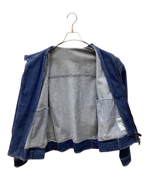 SHAREEF（シャリーフ）SHAREEF (シャリーフ) DOUBLE ZIP DENIM RIDERS インディゴ サイズ:2の古着・服飾アイテム