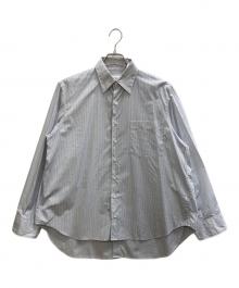 beautiful people（ビューティフルピープル）の古着「“Double-front finx stripe shirt”」｜ホワイト