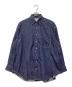 beautiful people（ビューティフルピープル）の古着「dungaree denim big tuck over shirt」｜インディゴ