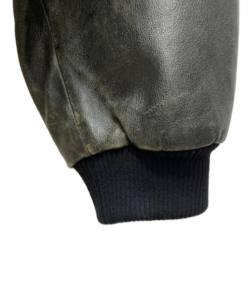 ZARA（ザラ）ZARA (ザラ) レザージャケットコントラストトップステッチ ブラック サイズ:Ｓの古着・服飾アイテム