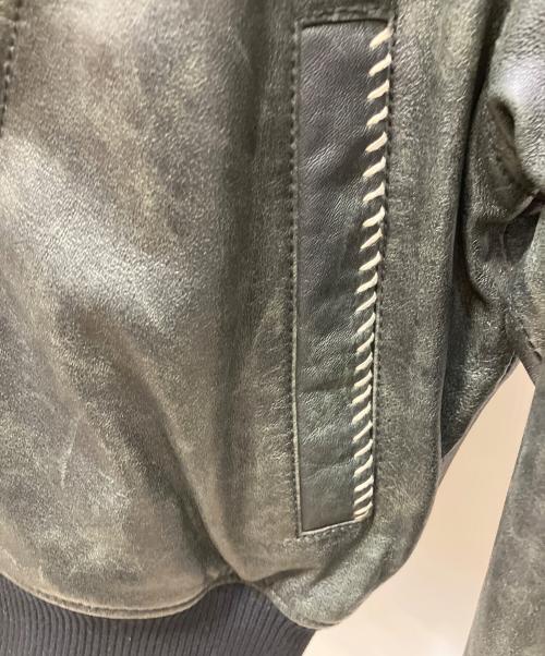 ZARA（ザラ）ZARA (ザラ) レザージャケットコントラストトップステッチ ブラック サイズ:Ｓの古着・服飾アイテム