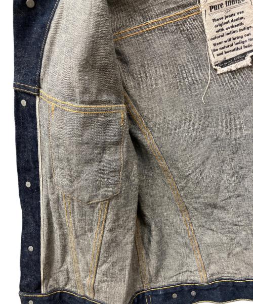 BURGUS PLUS（バーガスプラス）BURGUS PLUS (バーガスプラス) デニムジャケット インディゴ サイズ:38の古着・服飾アイテム