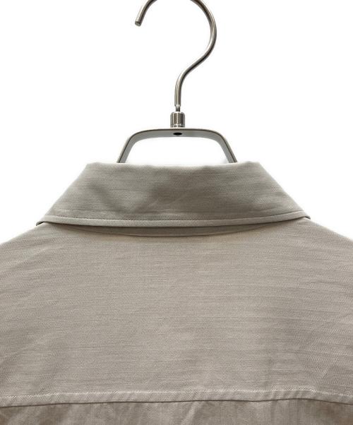 AURALEE（オーラリー）AURALEE (オーラリー) WASHED FINX HERRINGBONE HALF SLEEVED SHIRTS ベージュ サイズ:5の古着・服飾アイテム