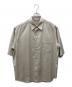 AURALEE（オーラリー）の古着「WASHED FINX HERRINGBONE HALF SLEEVED SHIRTS」｜ベージュ