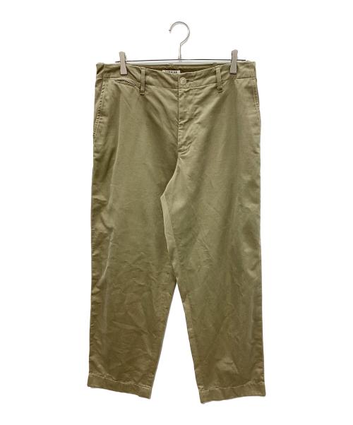 AURALEE（オーラリー）AURALEE (オーラリー) WASHED FINX BUGGY SATIN WIDE PANTS ベージュ サイズ:5の古着・服飾アイテム
