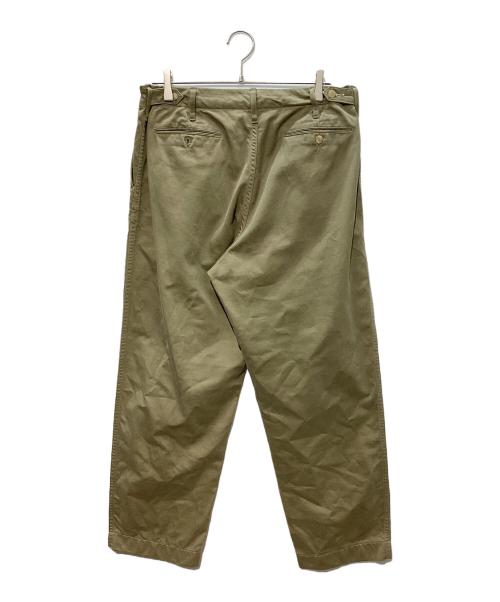 AURALEE（オーラリー）AURALEE (オーラリー) WASHED FINX BUGGY SATIN WIDE PANTS ベージュ サイズ:5の古着・服飾アイテム