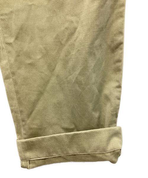 AURALEE（オーラリー）AURALEE (オーラリー) WASHED FINX BUGGY SATIN WIDE PANTS ベージュ サイズ:5の古着・服飾アイテム